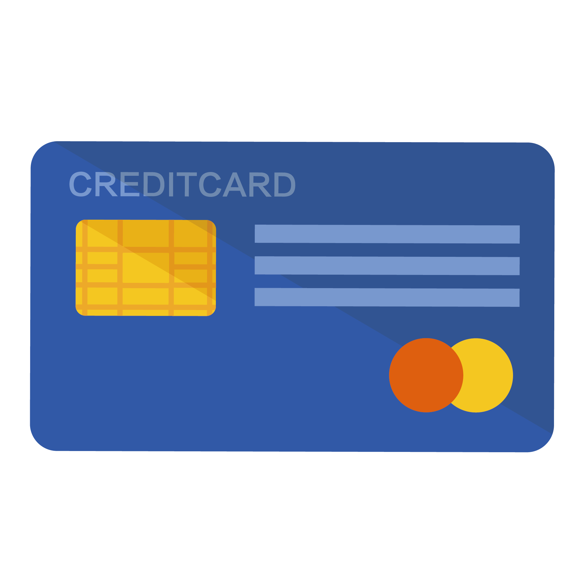 front credit card